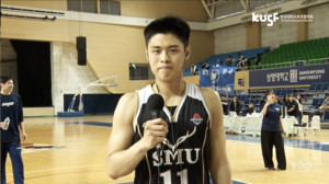 '3점 6방' 상명대 송정우 "첫 슛이 잘 들어갔다" - 뉴스 썸네일 이미지